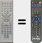 Replacement remote control for 076R0HM020