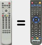 Replacement remote control for R54B02