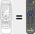 Replacement remote control for 07660CH490