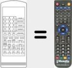 Replacement remote control for FX70