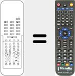 Replacement remote control for RC200