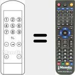 Replacement remote control for RC90