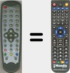 Replacement remote control for CG5660M