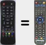 Replacement remote control for D84001507