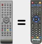 Replacement remote control for RC49EXC