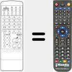 Replacement remote control for FT50H