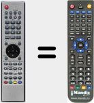 Replacement remote control for HOF09C447GPD6