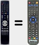 Replacement remote control for RL06R002X