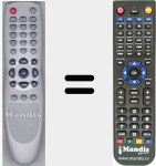 Replacement remote control for CTR3IR