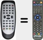 Replacement remote control for NP51