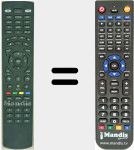 Replacement remote control for RCT2400