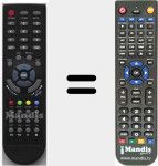 Replacement remote control for 9802FTAUSB