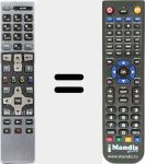 Replacement remote control for RC670