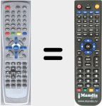 Replacement remote control for LVD162