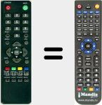 Replacement remote control for RCLSSTB10