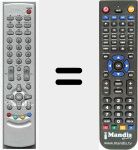 Replacement remote control for MAT19WI27
