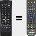 Replacement remote control for VSR100G-III (08010389)