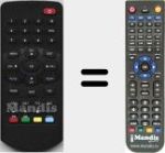 Replacement remote control for LV6TSCART4SD