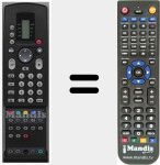 Replacement remote control for RC810201