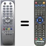 Replacement remote control for RT352111