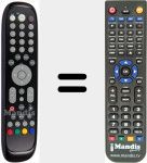 Replacement remote control for PRC30B