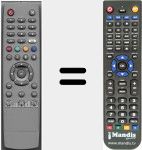 Replacement remote control for DSR50017