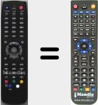 Replacement remote control for P702829001