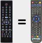 Replacement remote control for DXH290