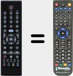 Replacement remote control for DXH300