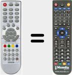 Replacement remote control for DXH90