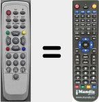 Replacement remote control for RC281