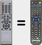 Replacement remote control for RC35SV