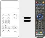 Replacement remote control for TC130
