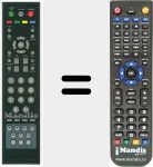 Replacement remote control for C1573F