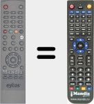 Replacement remote control for E3000-KCI