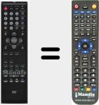 Replacement remote control for 076R0RA011