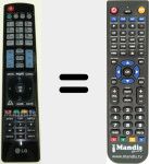 Replacement remote control for AKB72914206