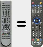 Replacement remote control for DVT1901