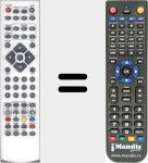 Replacement remote control for XMURMC0039