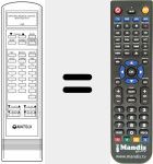 Replacement remote control for 01070701