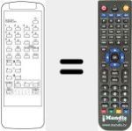 Replacement remote control for 076100R003