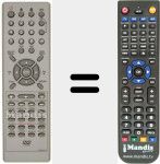 Replacement remote control for 076N0GY030