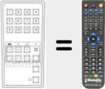 Replacement remote control for 08483