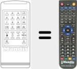 Replacement remote control for 1491