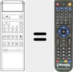 Replacement remote control for 15 T 4