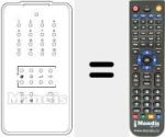 Replacement remote control for T80