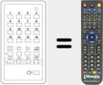 Replacement remote control for 16 PROGRAMMI US