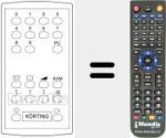 Replacement remote control for 18083