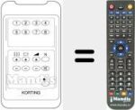 Replacement remote control for 18166