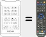 Replacement remote control for 18168